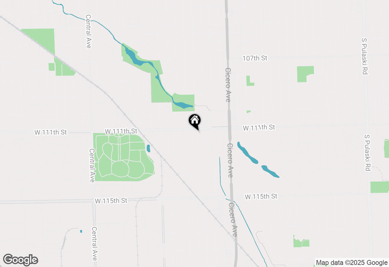 Map of 11152 S Lawler Avenue, Alsip, IL 60803