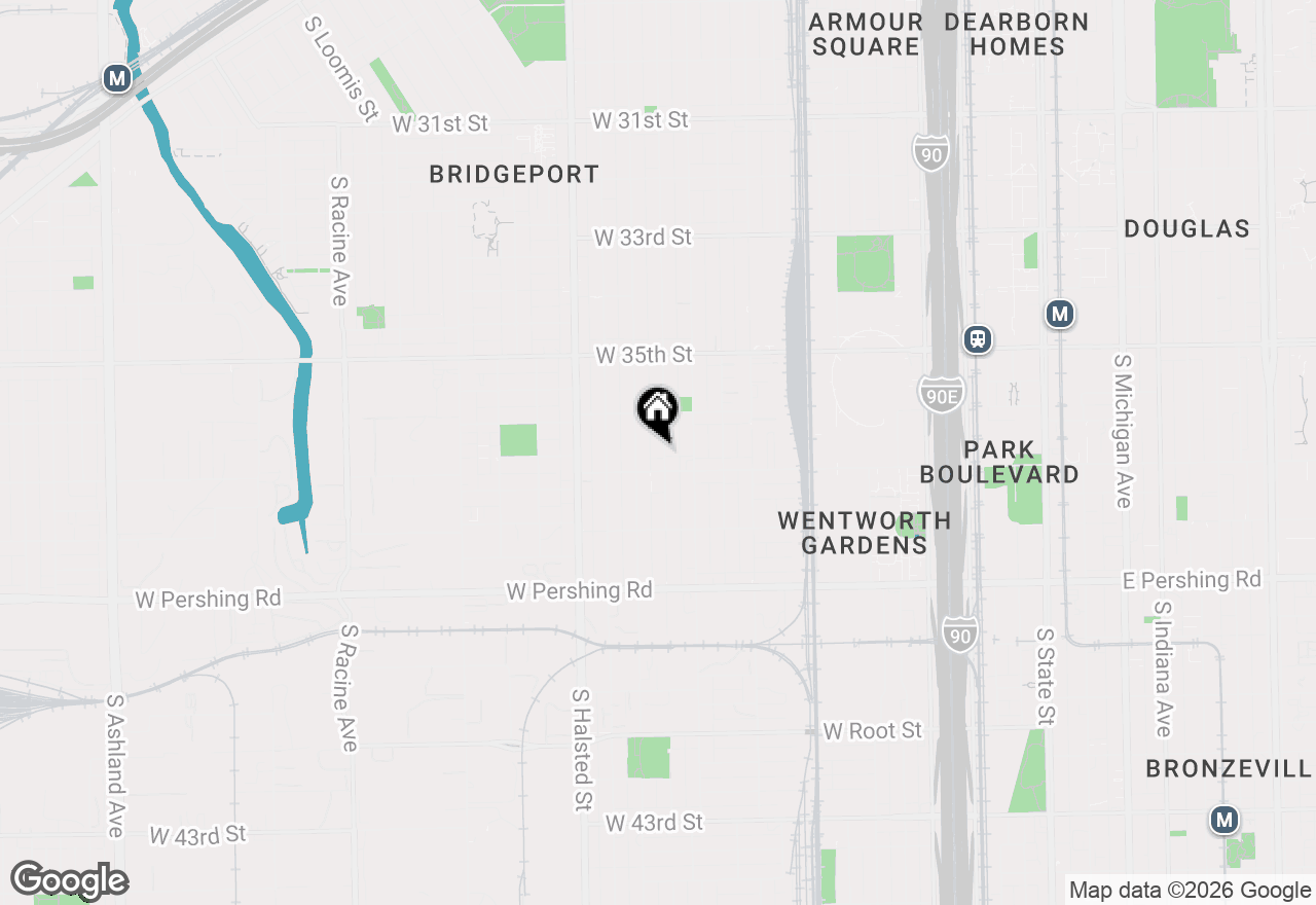 Map of 3640 S Lowe Avenue, Chicago, IL 60609