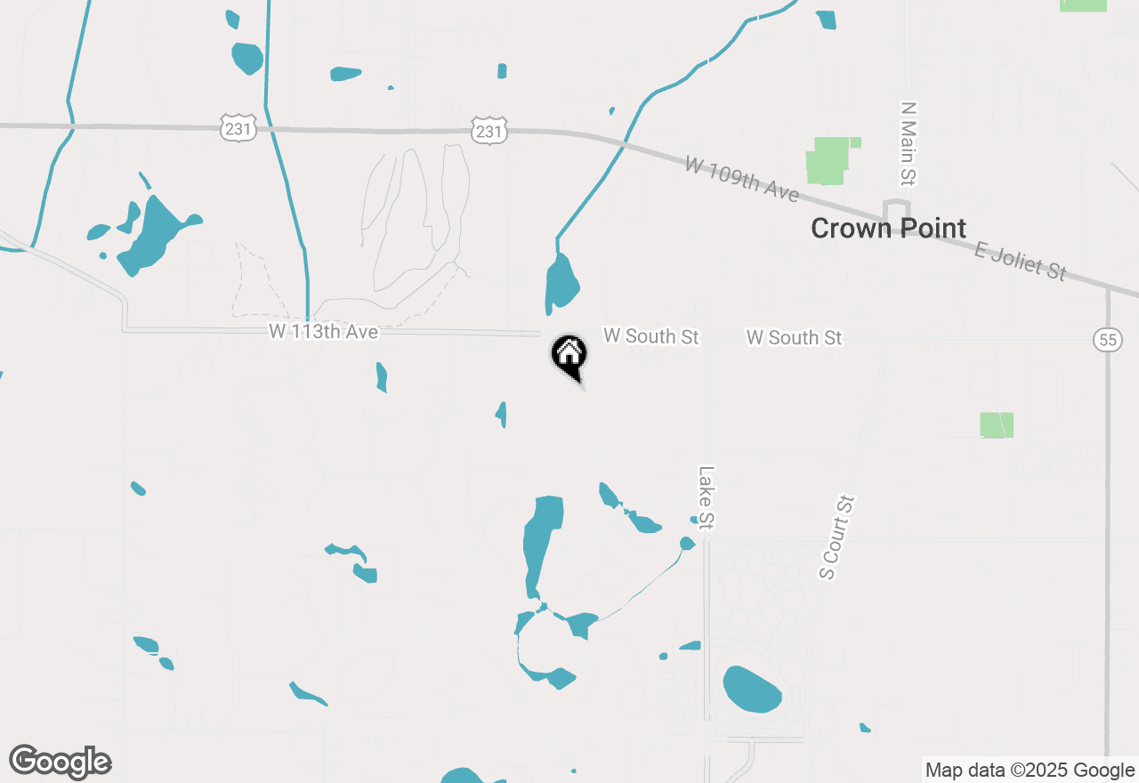 Map of 495 O'hagan Drive, Crown Point, IN 46307