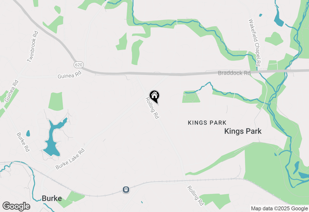 Map of 5303 Rolling Road, Springfield, VA 22151