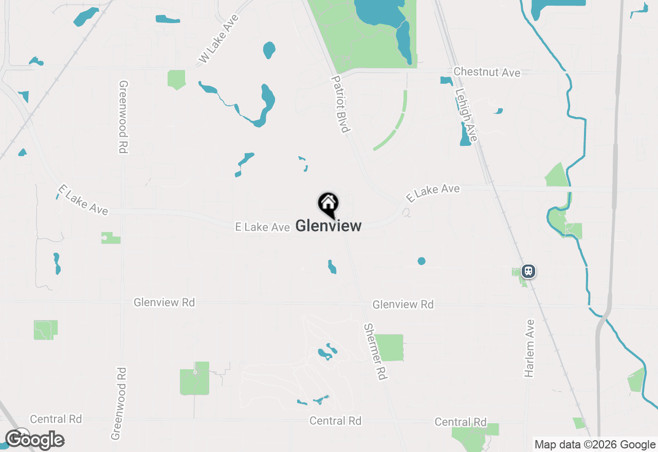 Map of 3617 Central Avenue E #201, Glenview, IL 60025