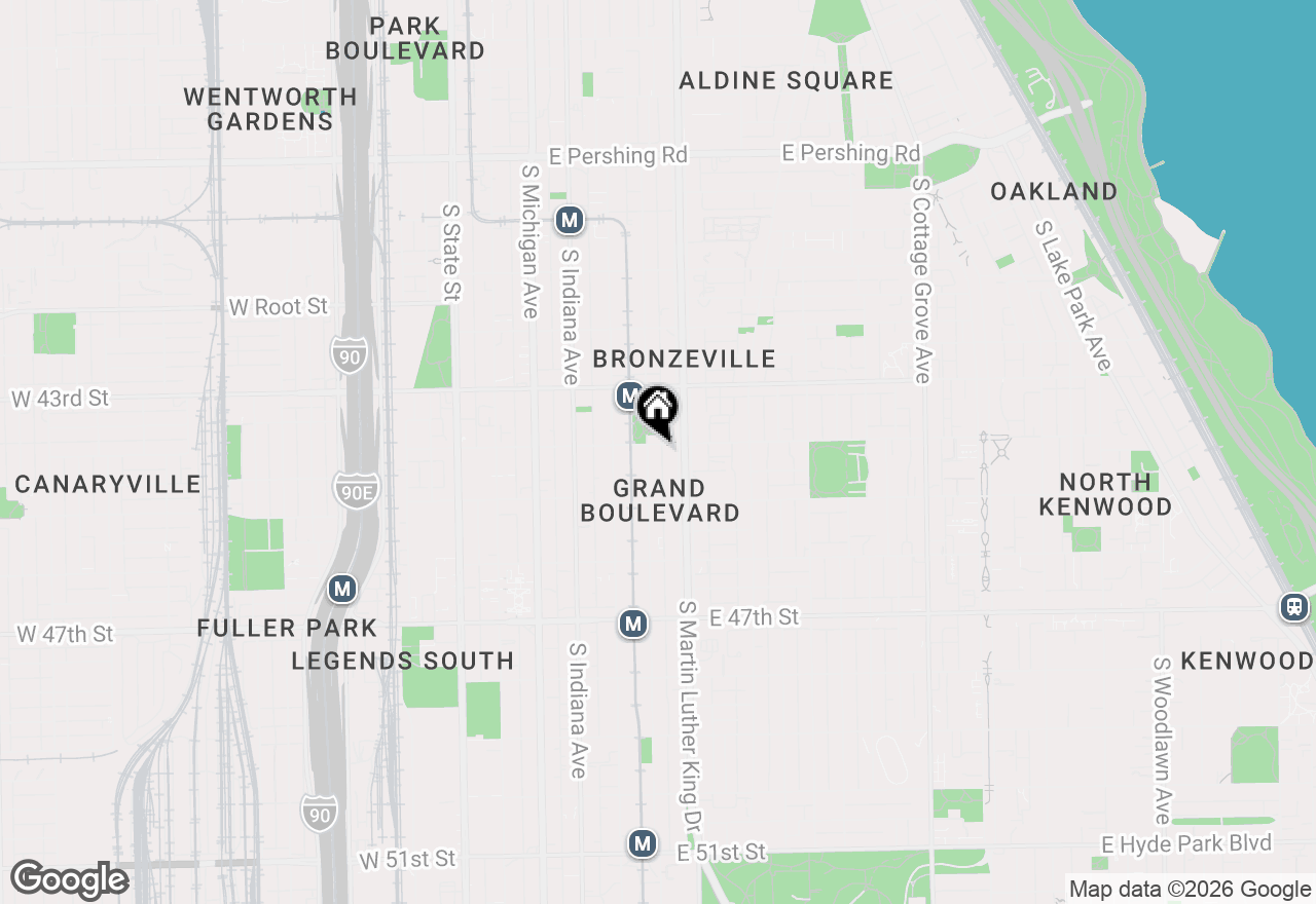 Map of 347 E 44th Street, Chicago, IL 60653