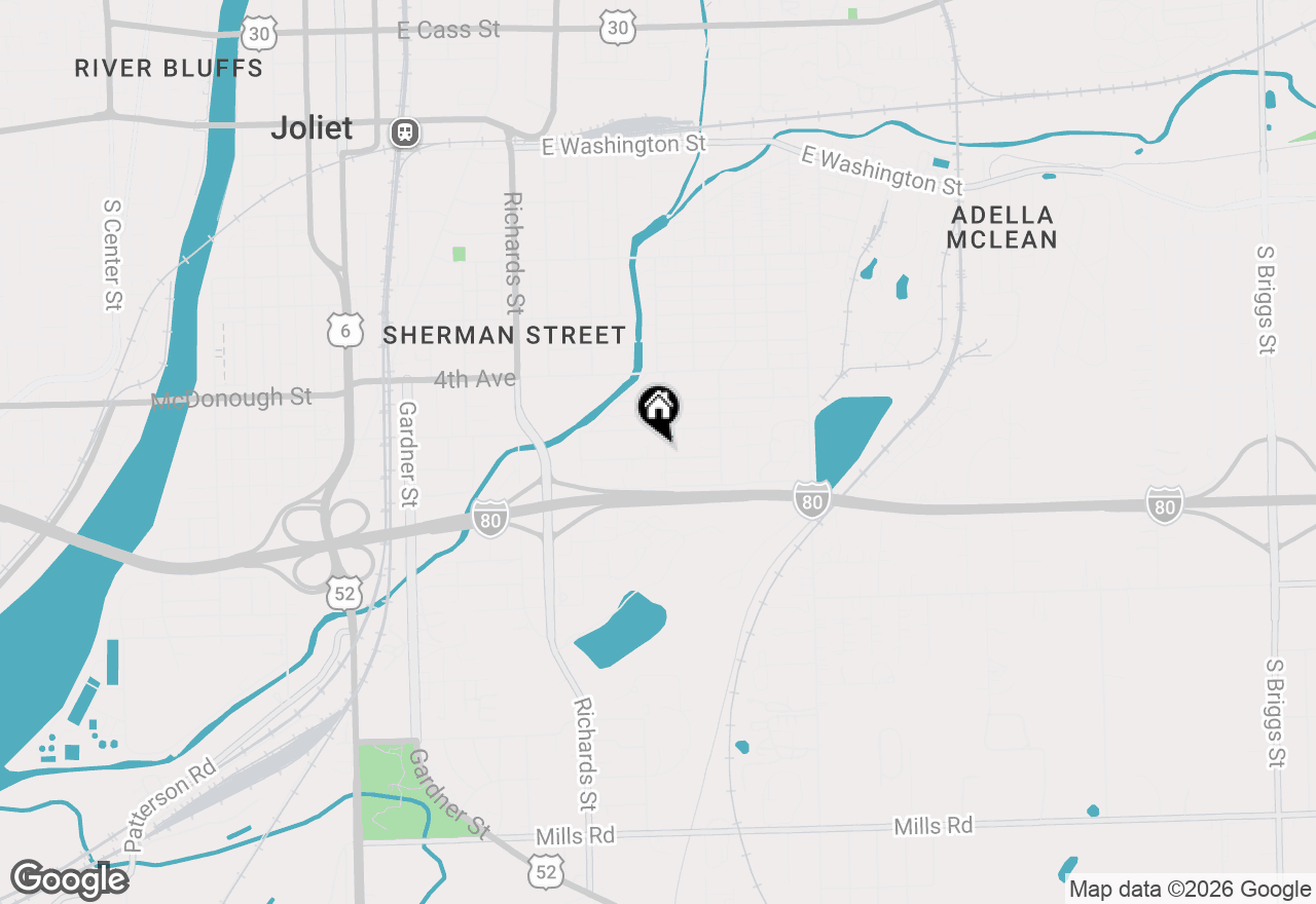Map of 507 Miles Avenue, Joliet, IL 60433