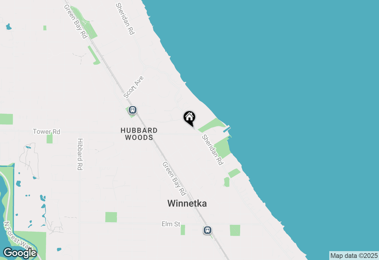 Map of 840 Lamson Drive, Winnetka, IL 60093