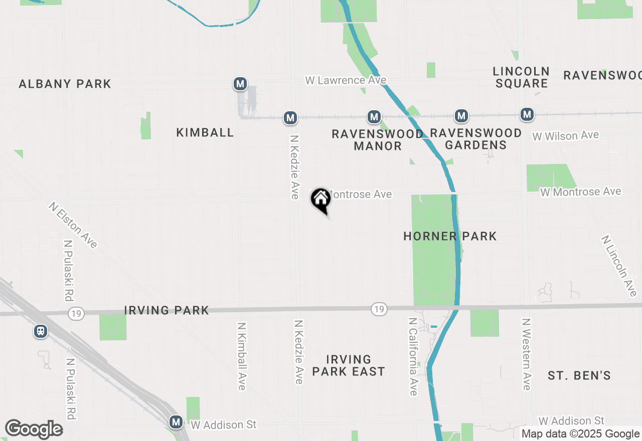 Map of 3108 W Cullom Avenue #1, Chicago, IL 60618