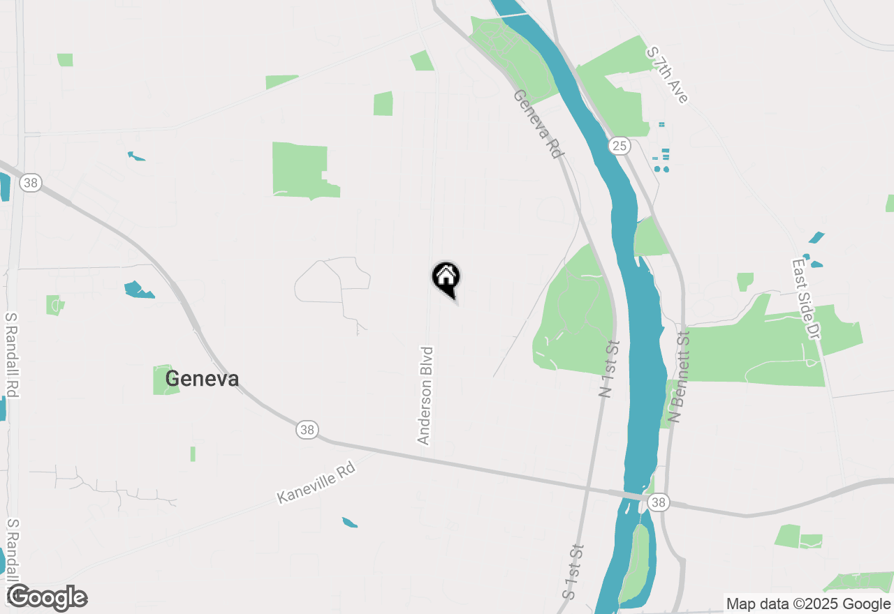 Map of 802 Union Street, Geneva, IL 60134