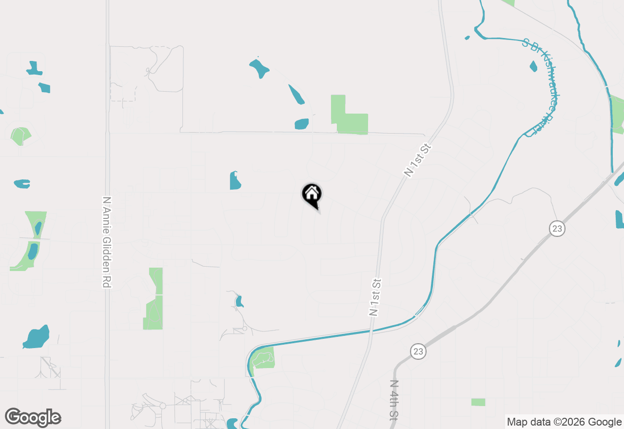Map of 1605 Mayflower Drive, Dekalb, IL 60115