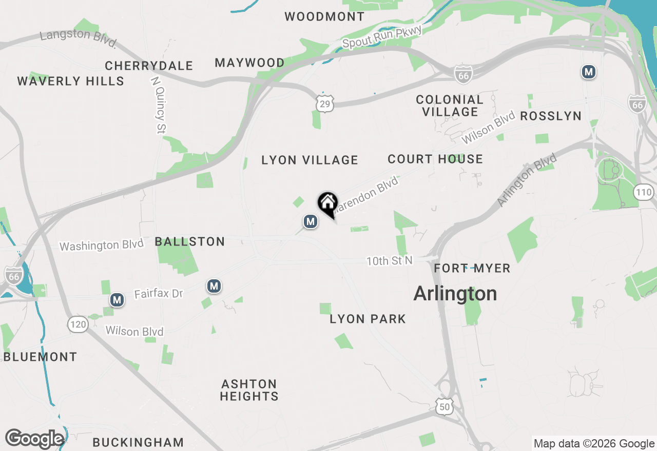 Map of 1201 N Garfield Street #203, Arlington, VA 22201