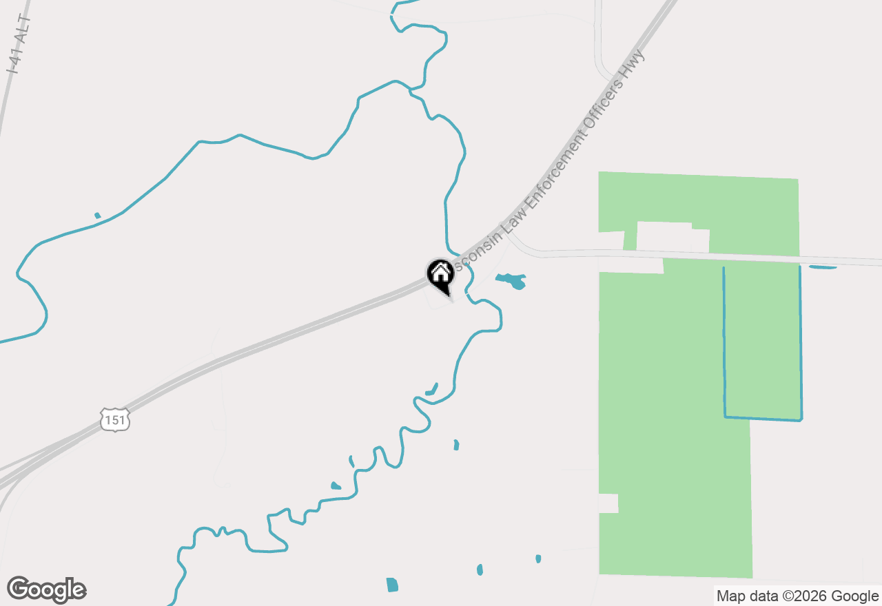 Map of N3461 Guenther Road, Waupun, WI 53963