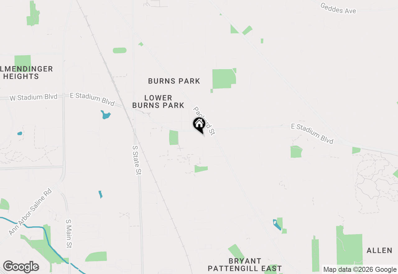 Map of 1411 Iroquois Place, Ann Arbor, MI 48104