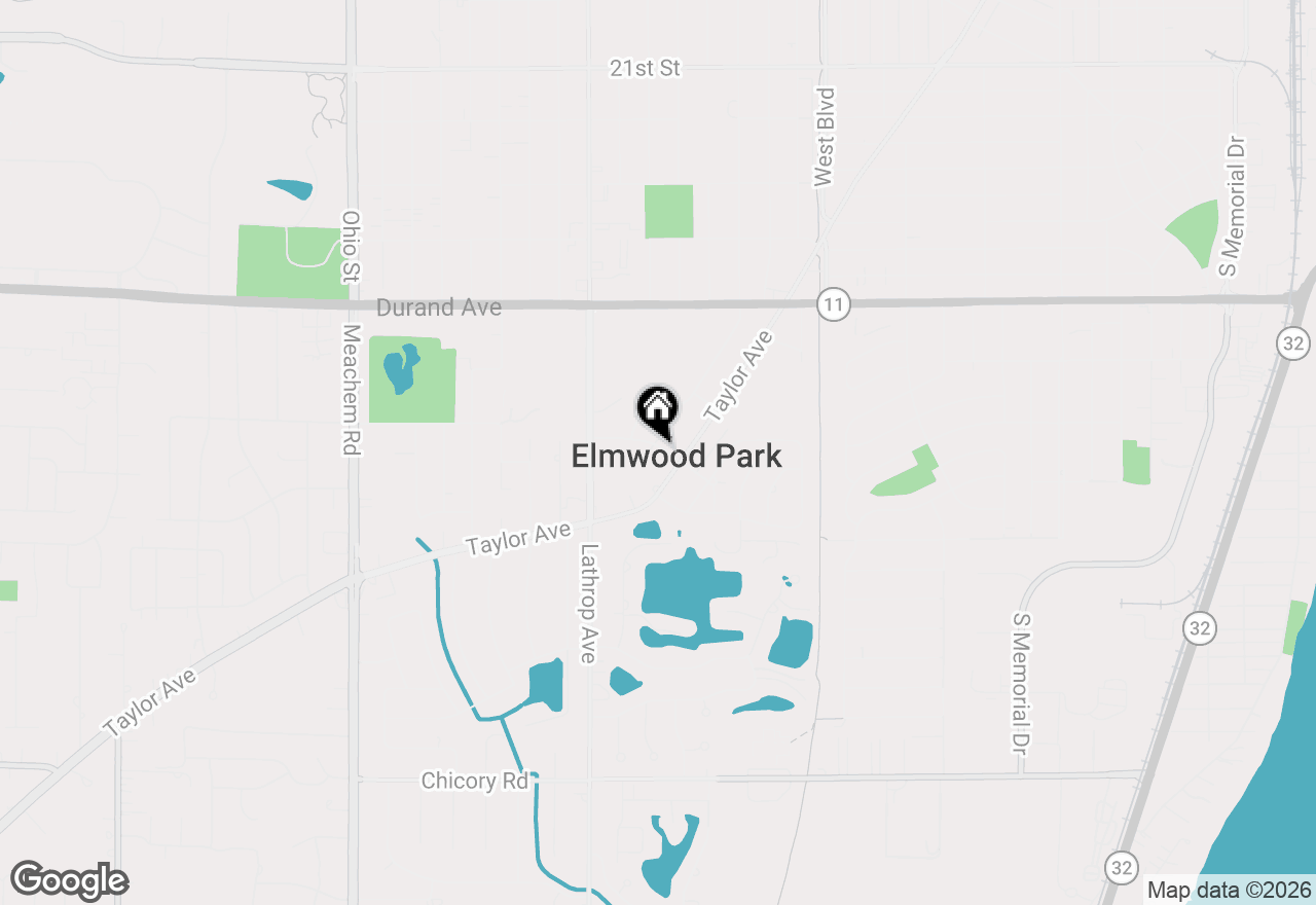 Map of 3623 Maryland Ave, Elmwood Park, WI 53405