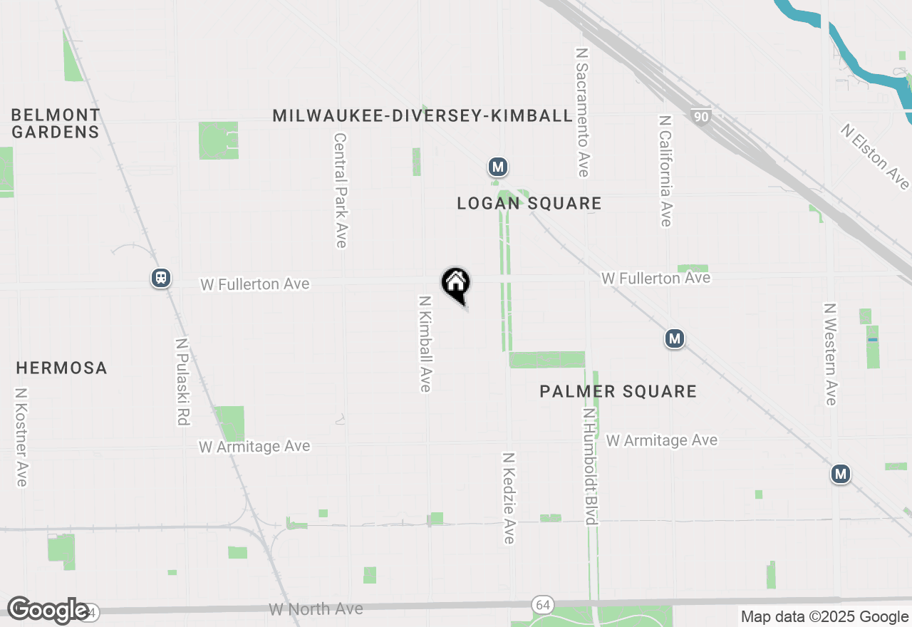 Map of 2307 N Spaulding Avenue, Chicago, IL 60647