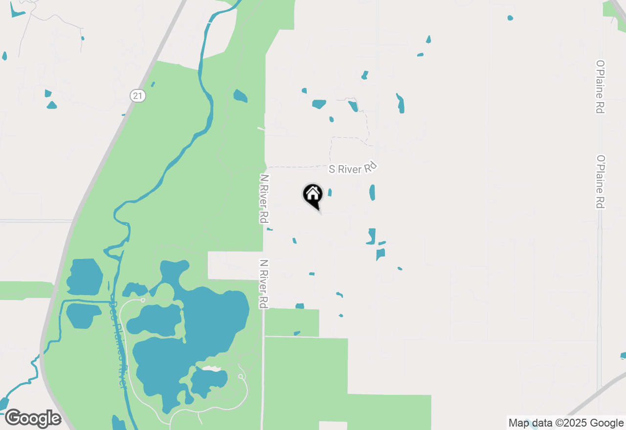 Map of 5581 Churchill Lane, Libertyville, IL 60048