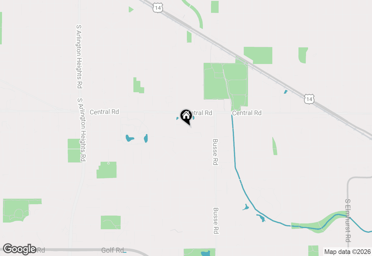 Map of 1505 E Central Road #312B, Arlington Heights, IL 60005
