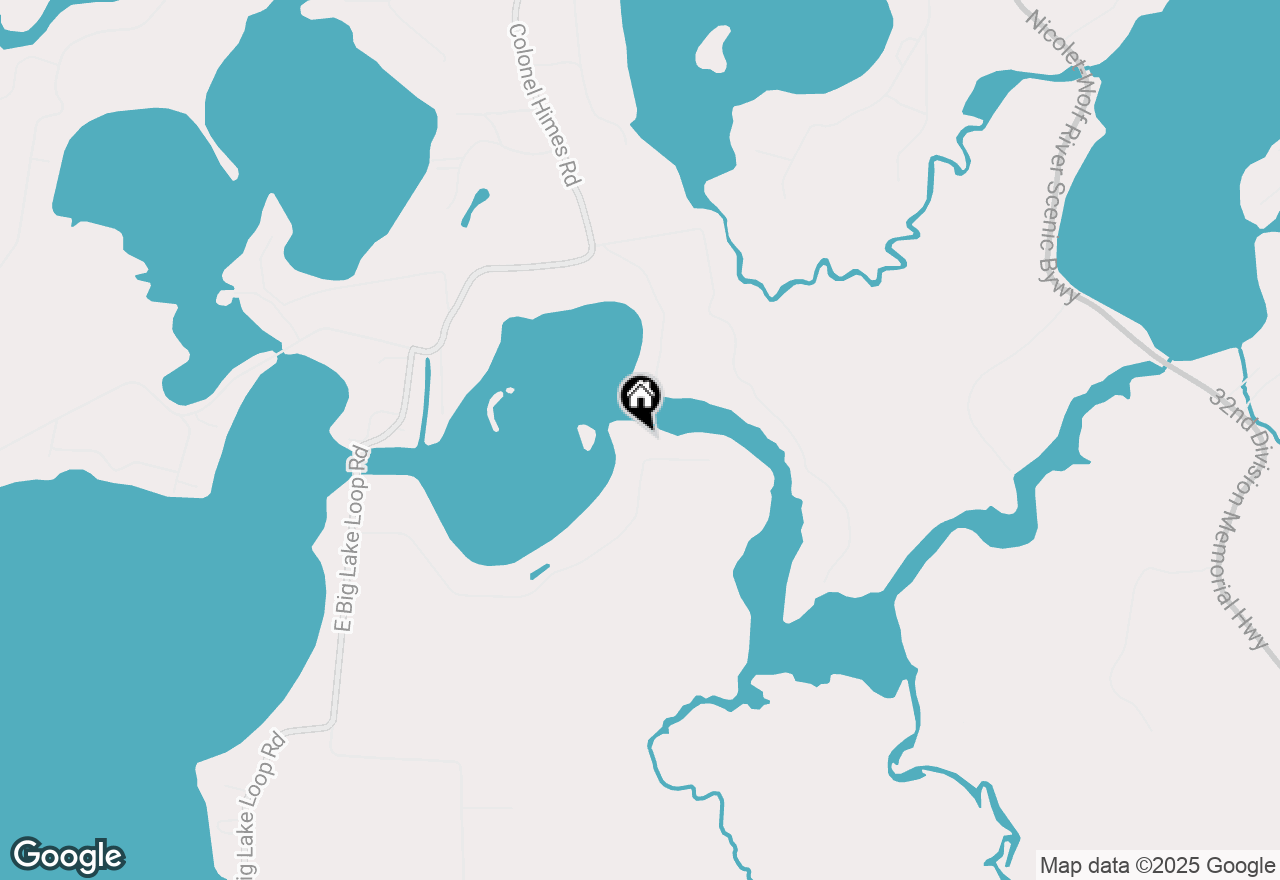 Map of 720 Staehling Road, Three Lakes, WI 54562