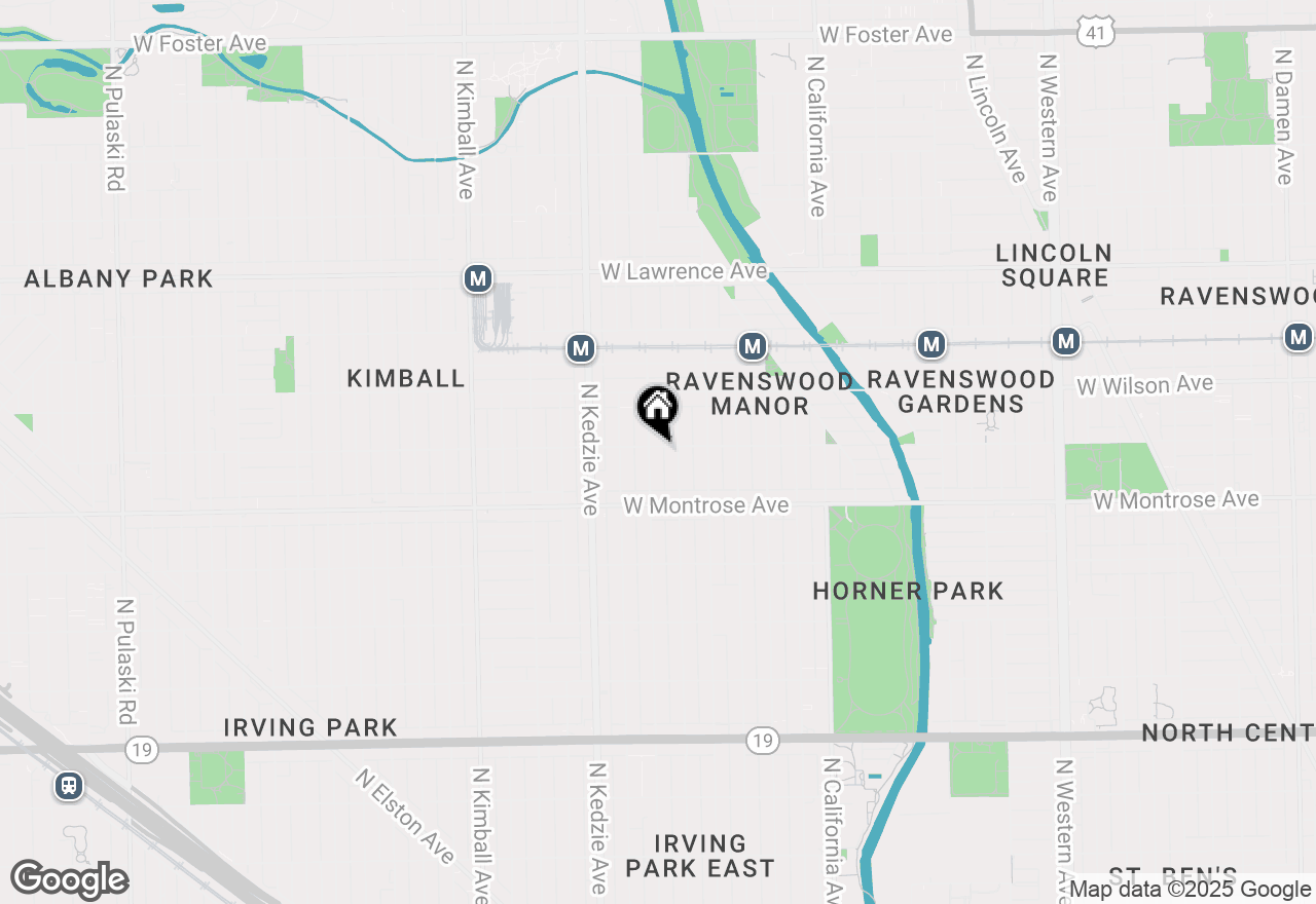 Map of 3055 W Sunnyside Avenue #1, Chicago, IL 60625