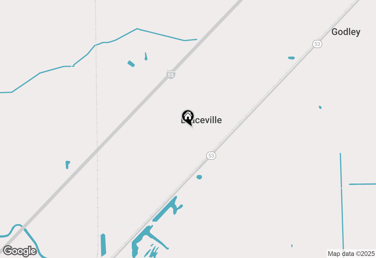 Map of 206 Gould Street, Braceville, IL 60407