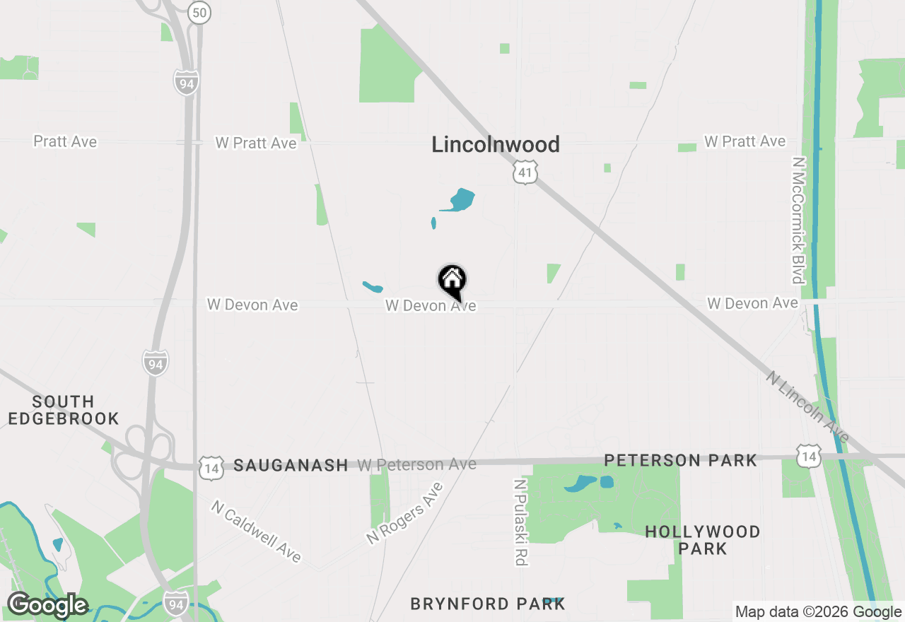 Map of 6360 N Kedvale Avenue, Chicago, IL 60646