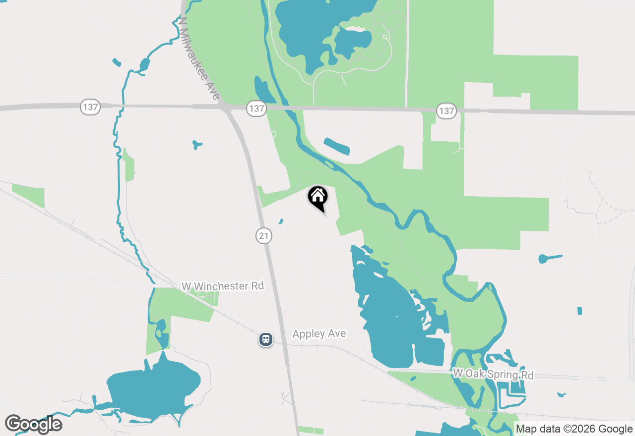 Map of 240 Walnut Street, Libertyville, IL 60048