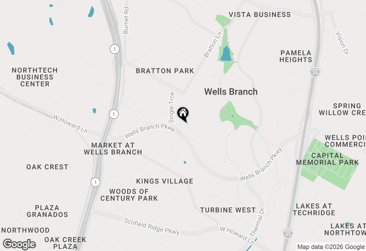 Map of 2502 Charla Cir, Austin, TX 78728