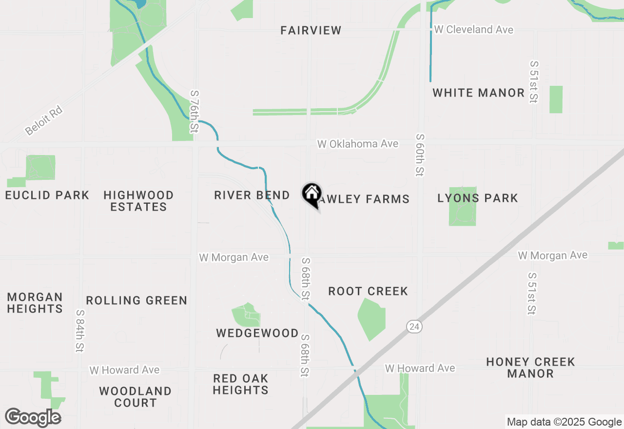 Map of 3342 S 68th St, Milwaukee, WI 53219