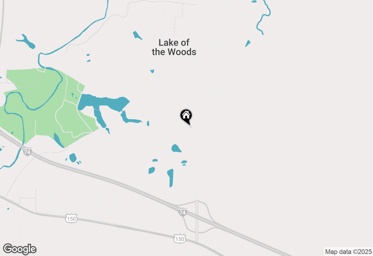 Map of 106 Juniper Drive, Mahomet, IL 61853