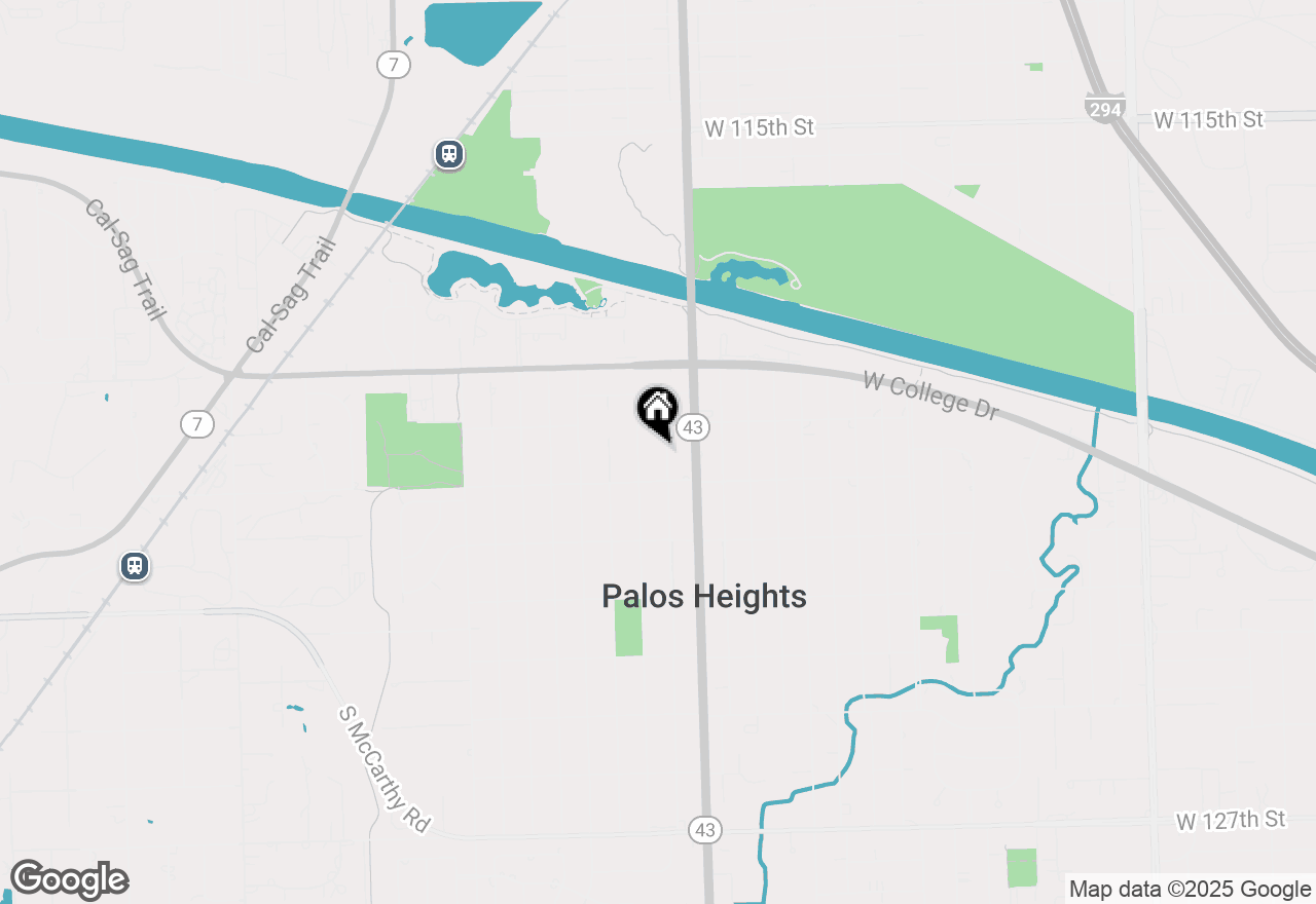 Map of 12022 S 72nd Court, Palos Heights, IL 60463