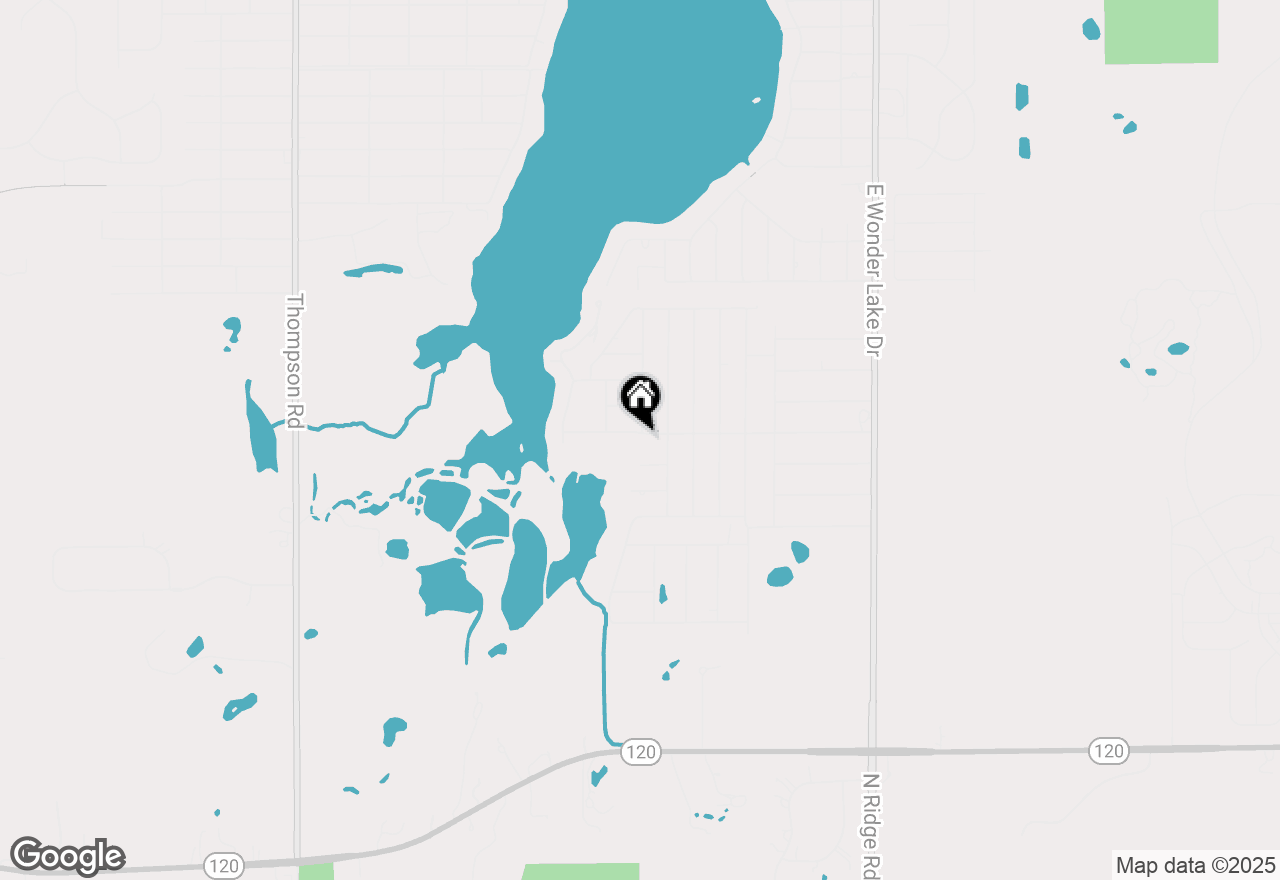 Map of 8019 Wonder View Drive, Wonder Lake, IL 60097