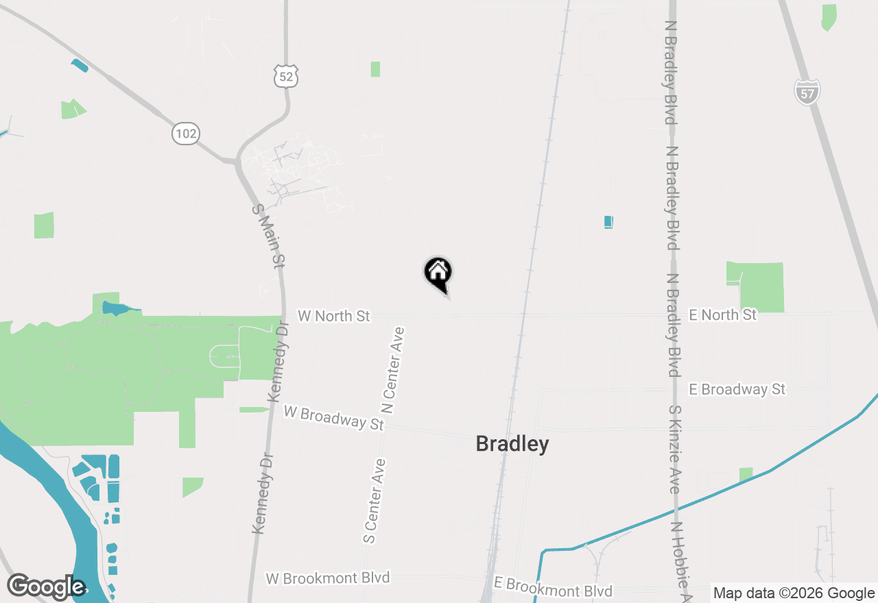 Map of 540 Jonette Avenue, Bradley, IL 60915