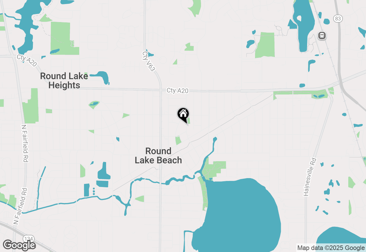 Map of 1428 Ardmore Drive, Round Lake Beach, IL 60073