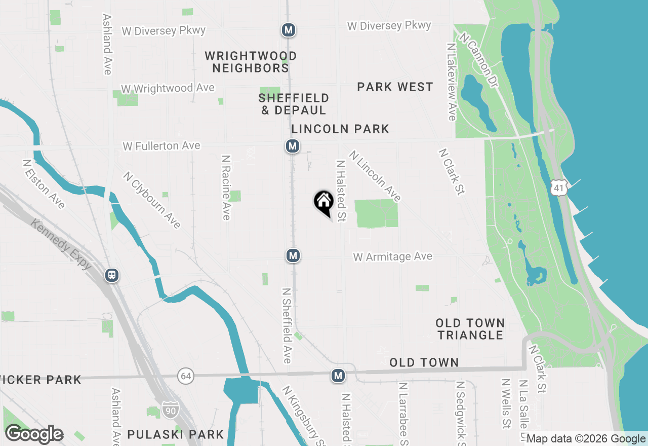 Map of 2110 N Dayton Street, Chicago, IL 60614