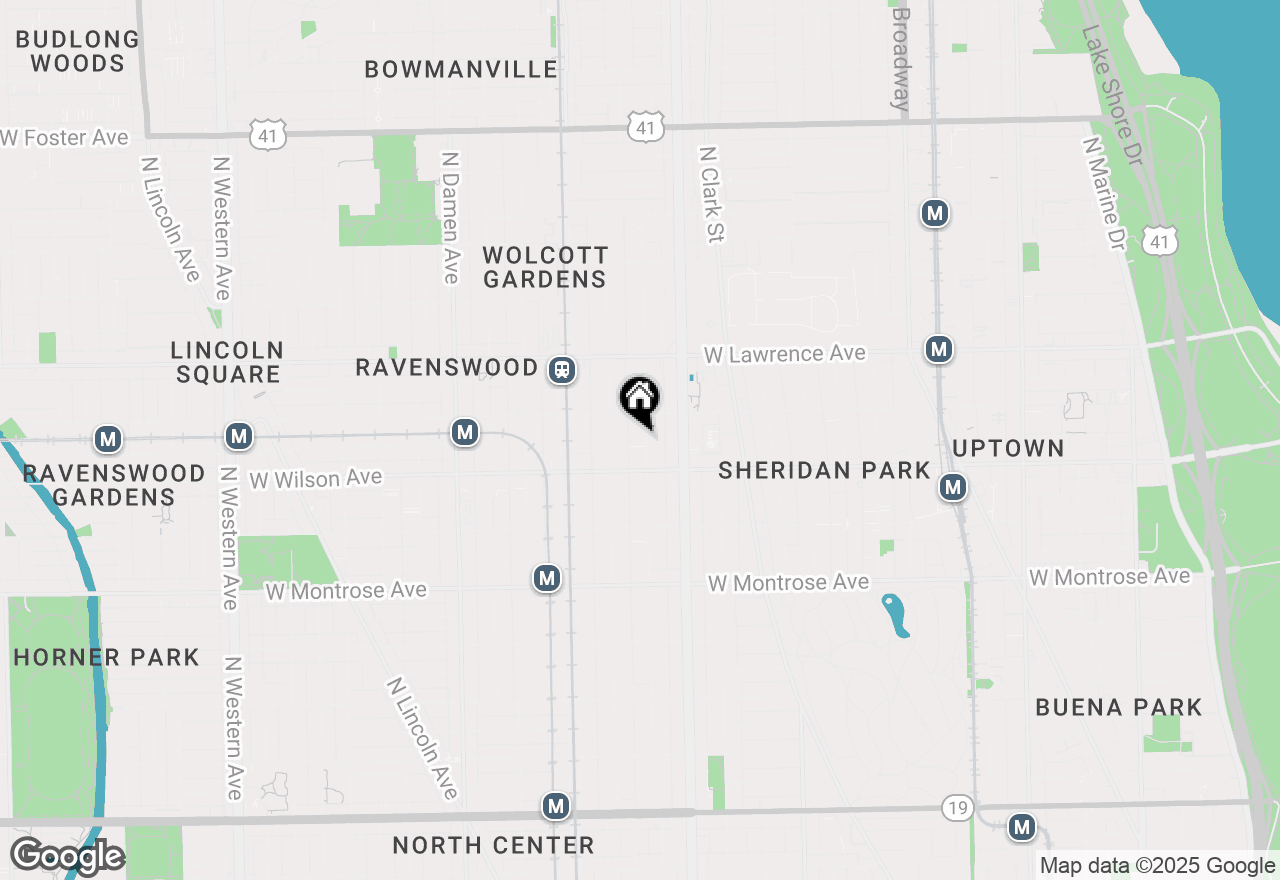 Map of 4630 N Paulina Street, Chicago, IL 60640