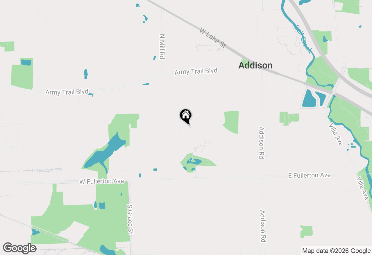 Map of 89 S Clarendon Avenue, Addison, IL 60101