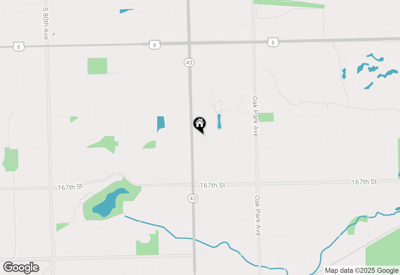 Map of 7144 Cobblestone Court, Tinley Park, IL 60477