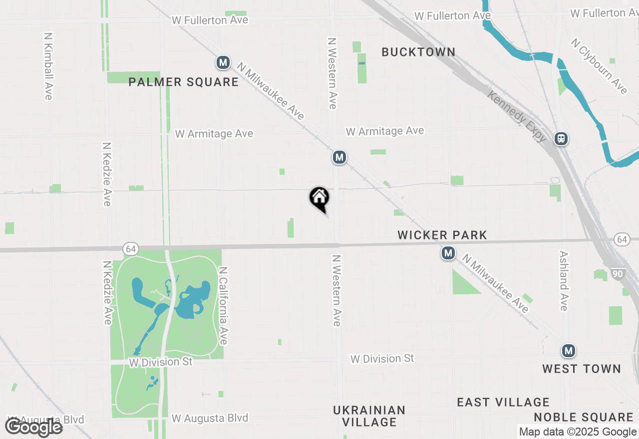 Map of 1656 N Artesian Avenue, Chicago, IL 60647