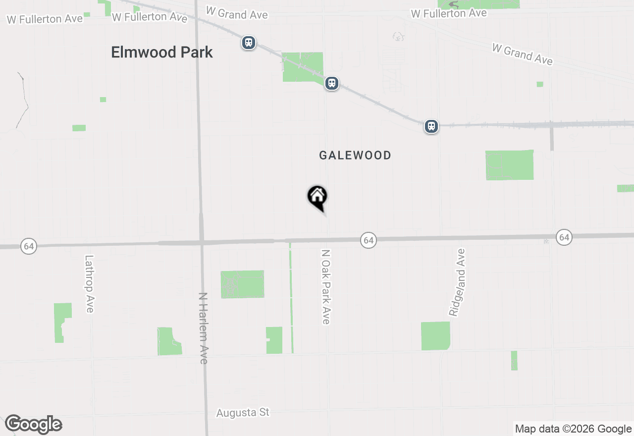 Map of 1649 N Newcastle Avenue, Chicago, IL 60707