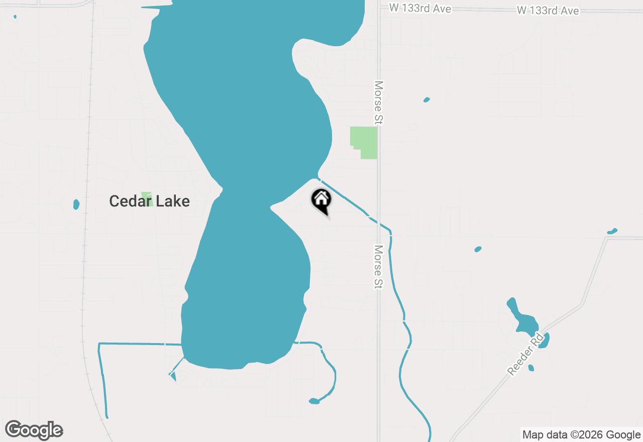 Map of 7600 140th Place, Cedar Lake, IN 46303