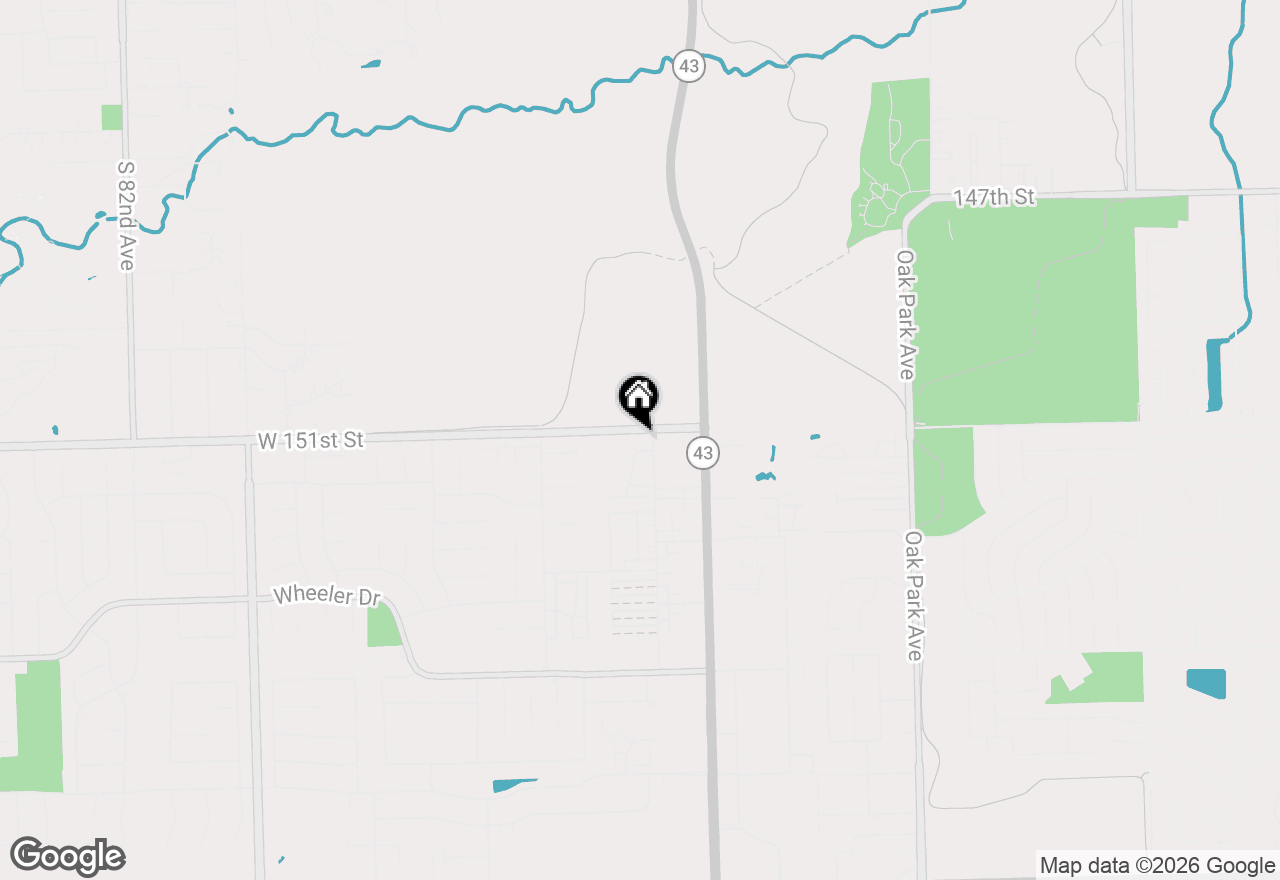 Map of 7304 Evergreen Drive #2B, Orland Park, IL 60462