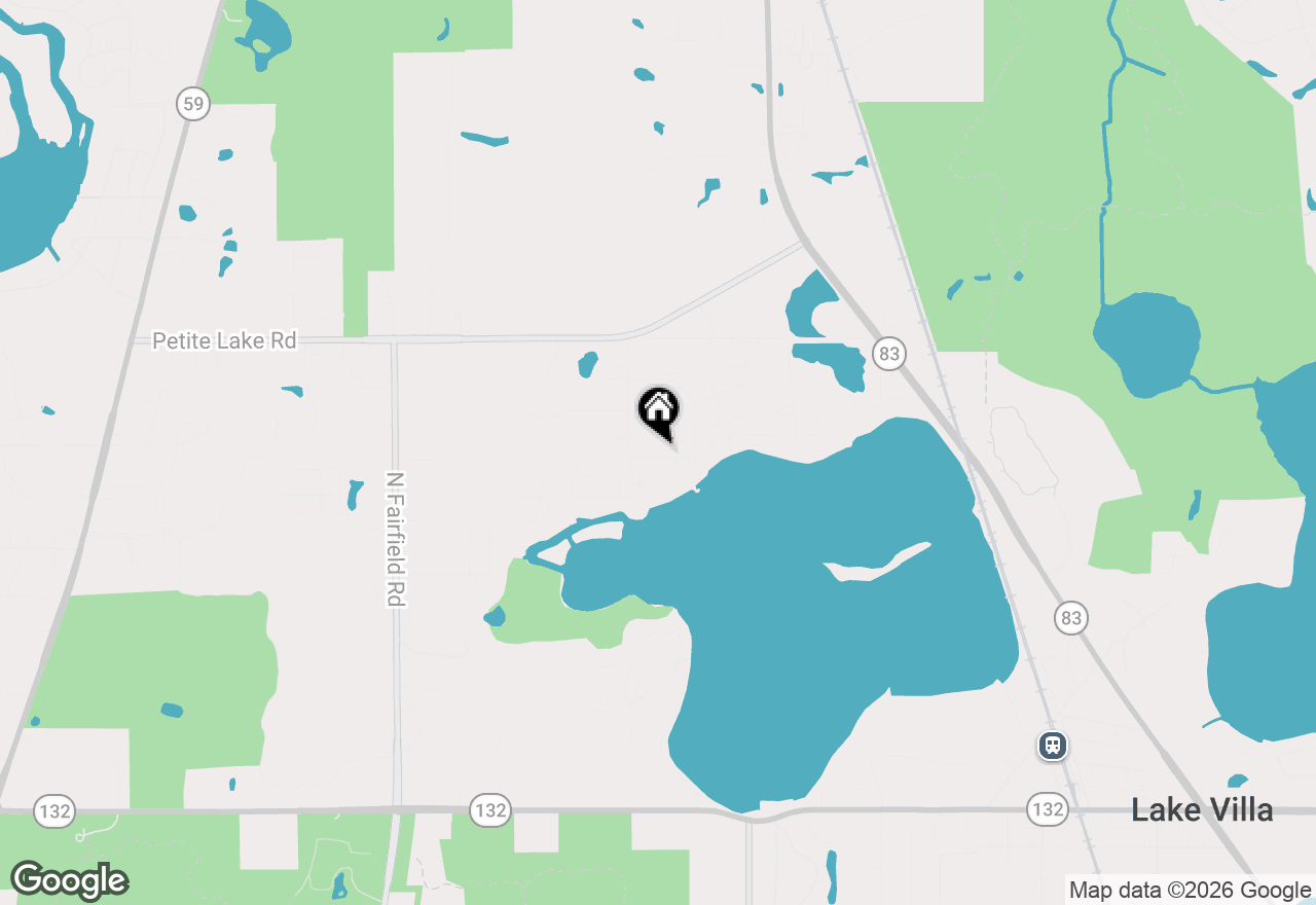 Map of 518 Rae Avenue, Lake Villa, IL 60046