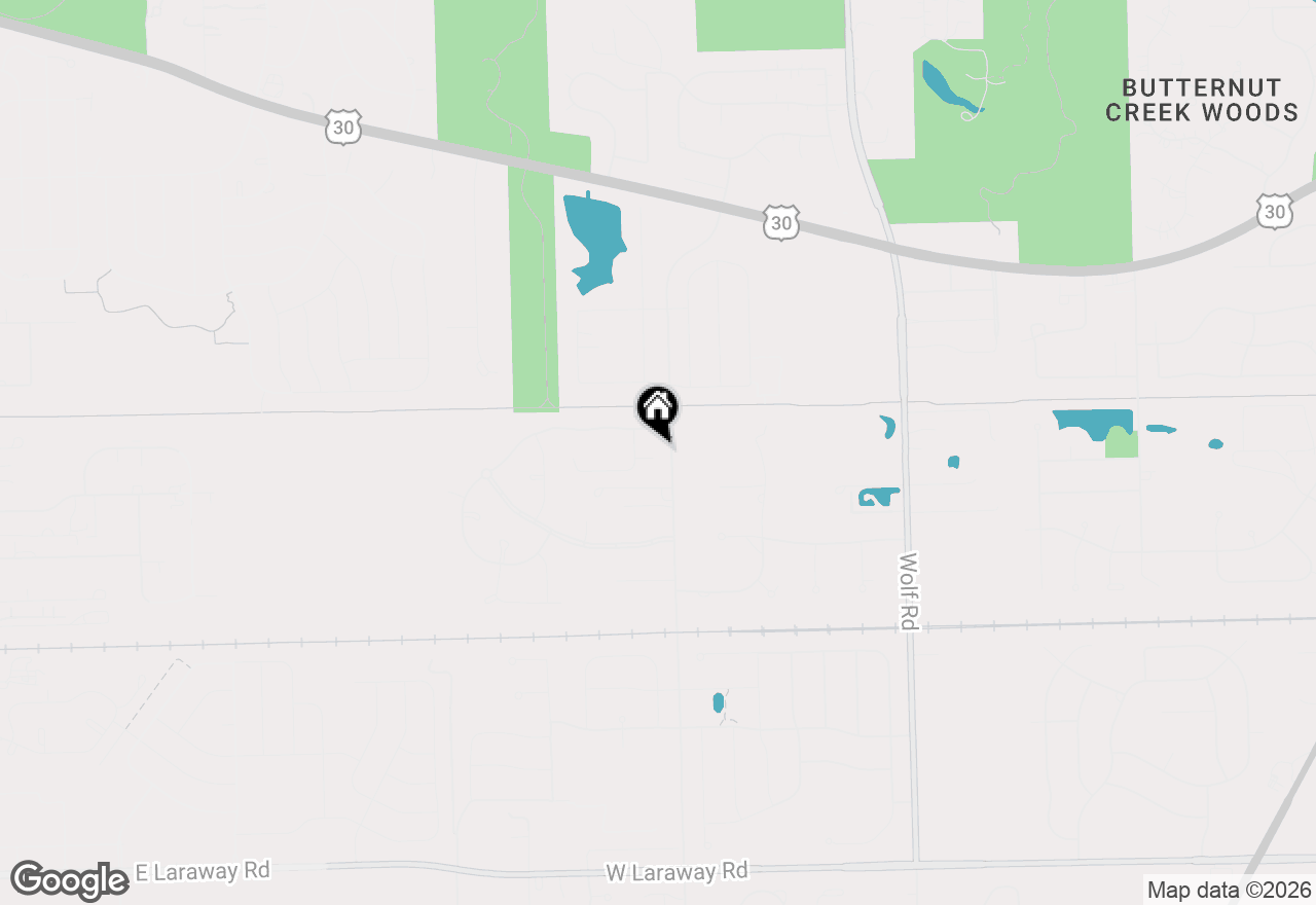 Map of 11636 Jones Court, Mokena, IL 60448