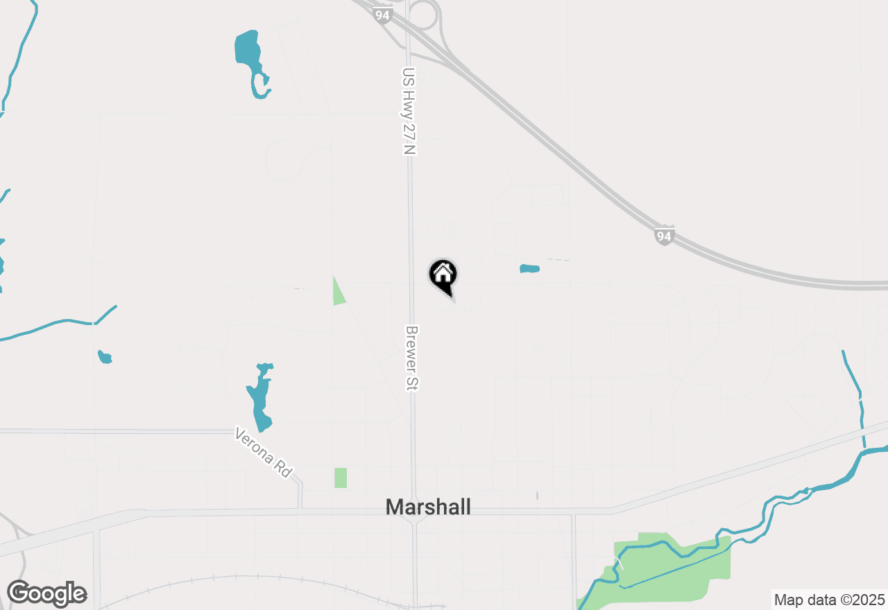 Map of 300 Butler Court, Marshall, MI 49068