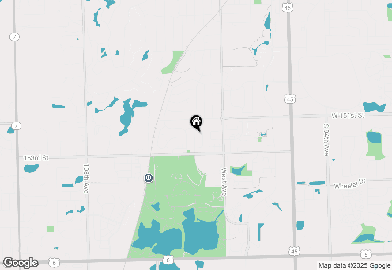 Map of 15161 Highland Avenue, Orland Park, IL 60462