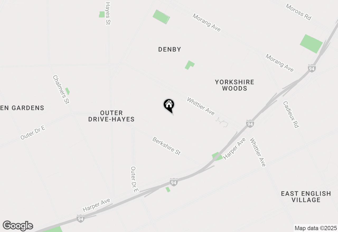 Map of 10397 Roxbury Street, Detroit, MI 48224