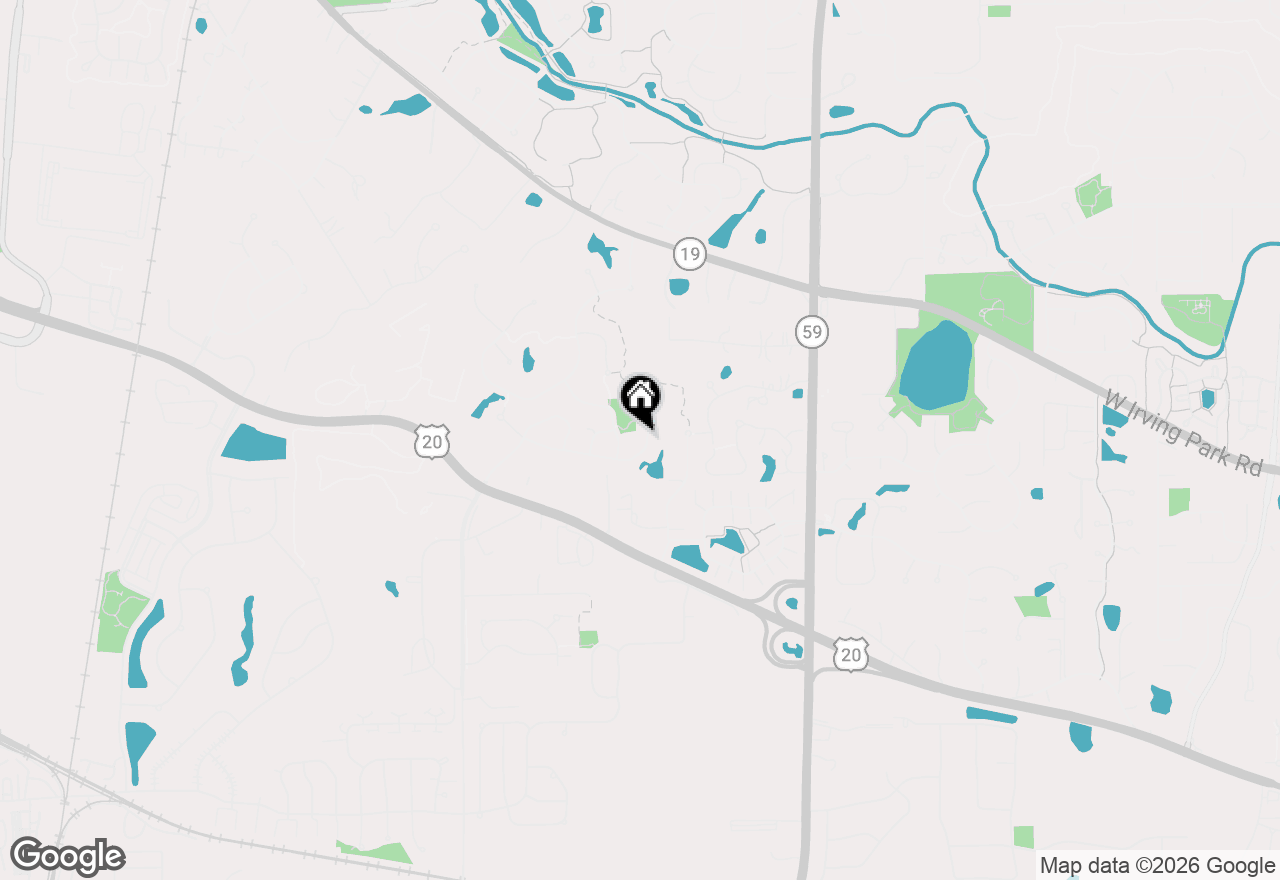Map of 1438 Yellowstone Drive, Streamwood, IL 60107
