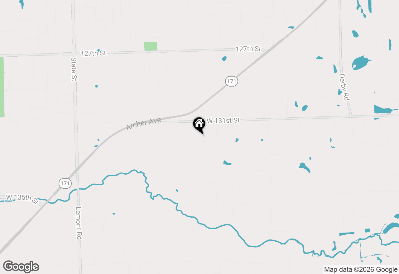 Map of 13175 Da Vinci Street, Lemont, IL 60439