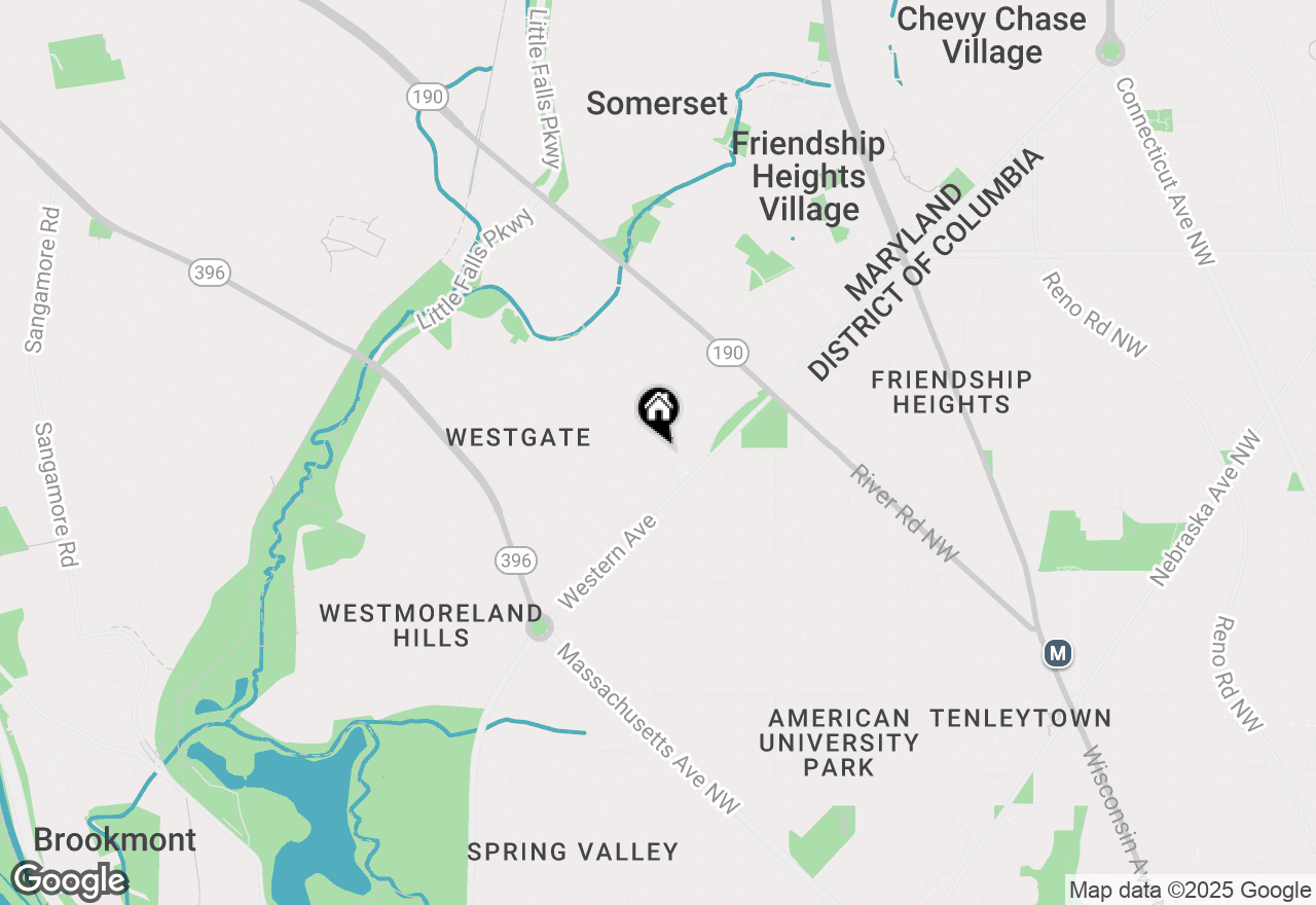 Map of 4910 Crescent Street, Bethesda, MD 20816