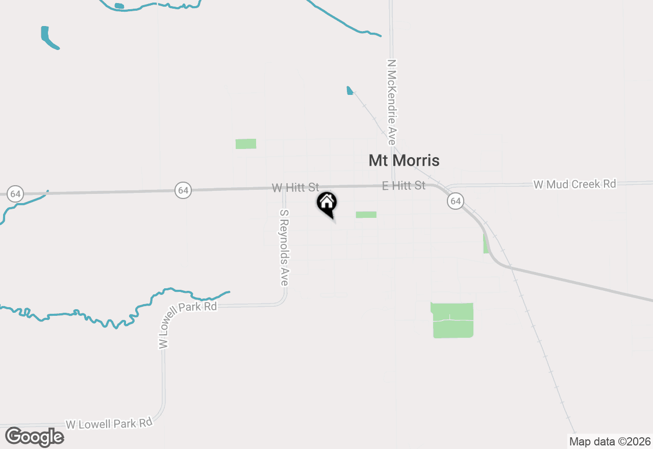 Map of 106 S Mulberry Street, Mount Morris, IL 61054