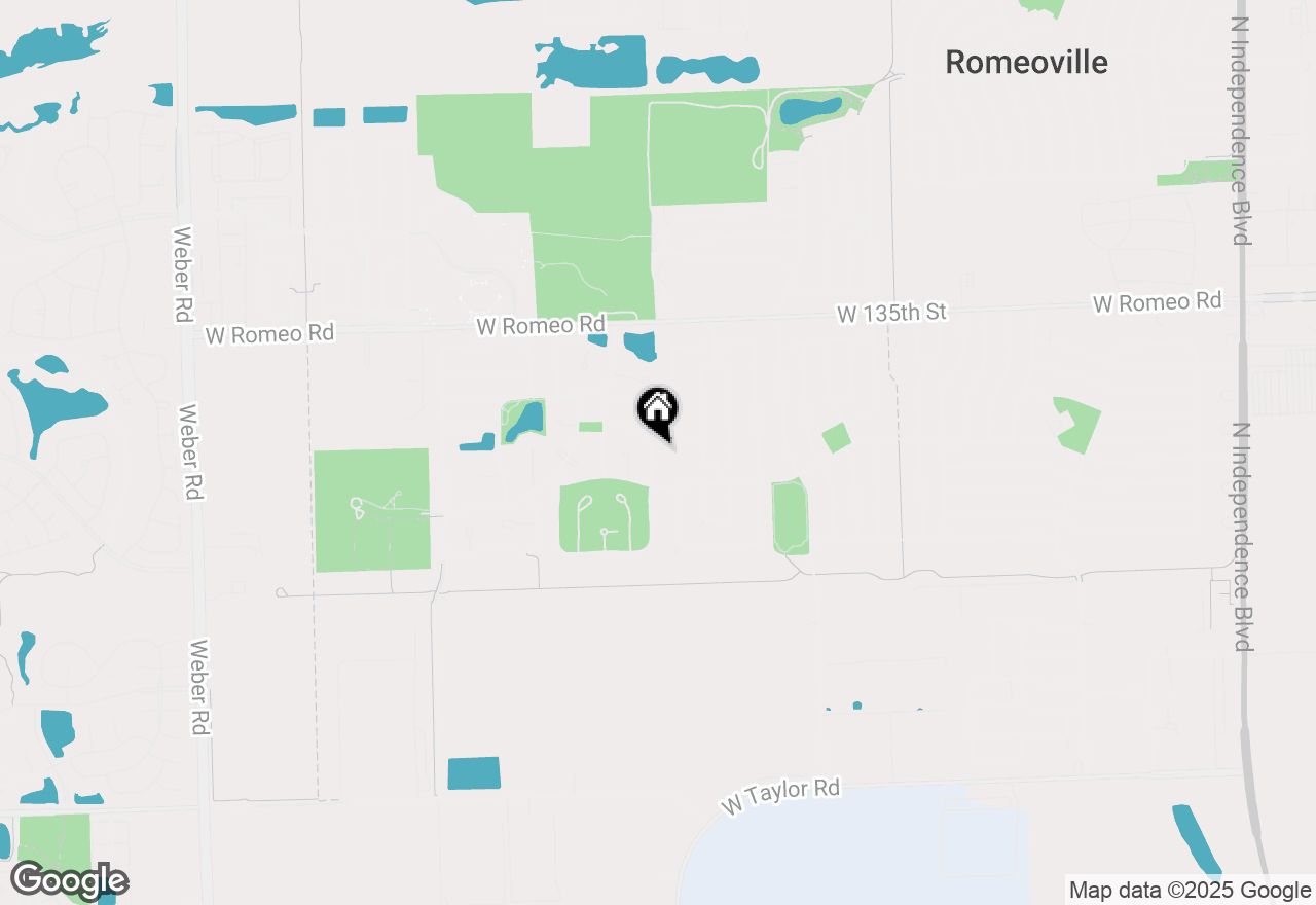Map of 291 Georgetown Avenue, Romeoville, IL 60446