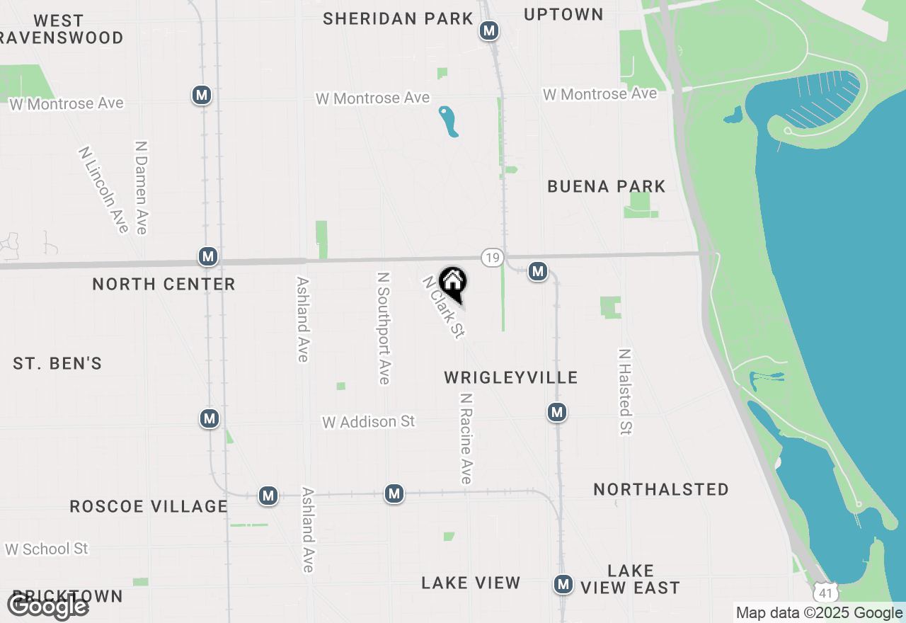 Map of 3833 N Clark Street #2, Chicago, IL 60613