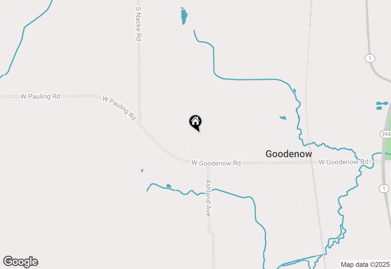 Map of 30 Bluebird Lane, Beecher, IL 60401